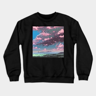 Anime Style Landscape Crewneck Sweatshirt